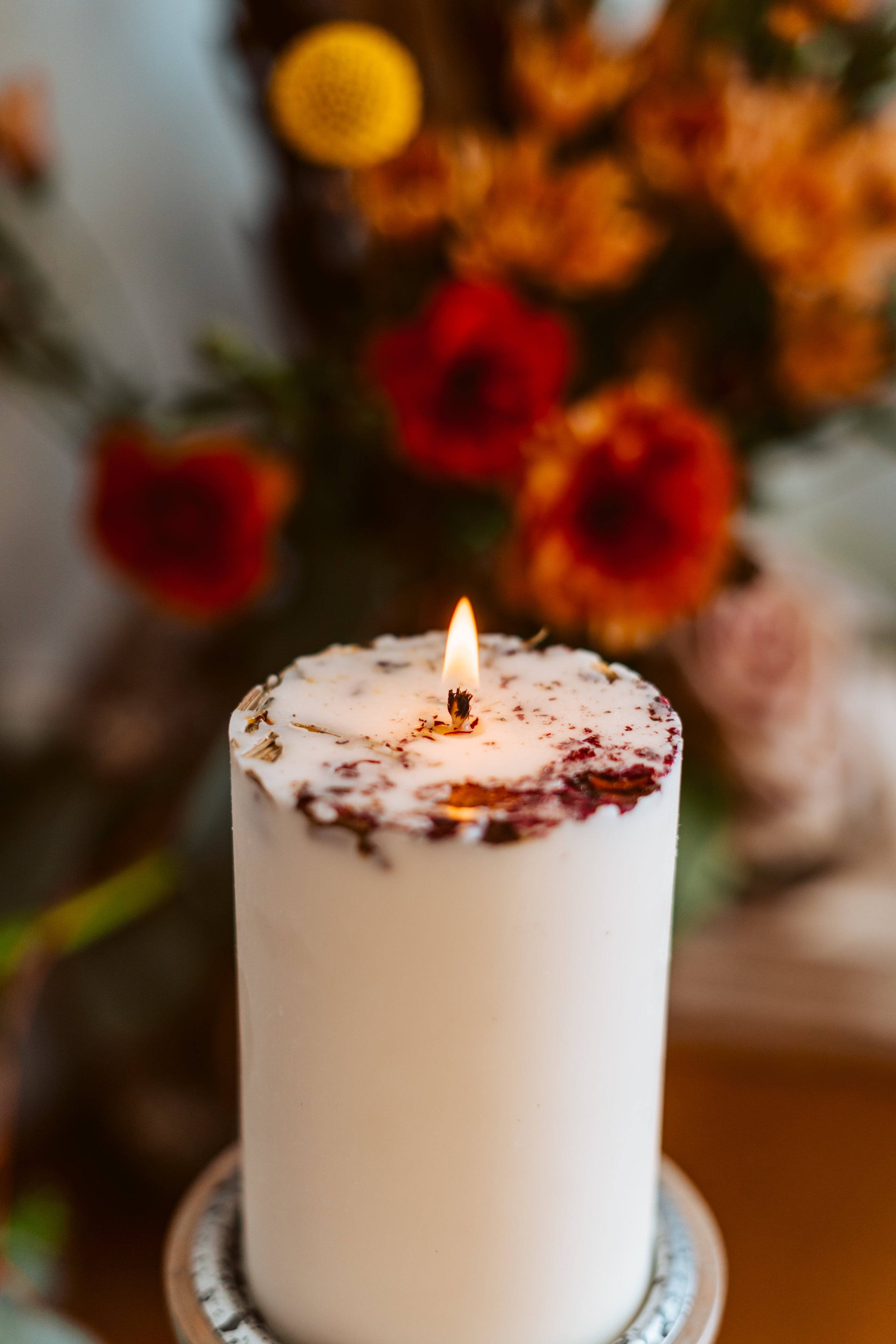 Luxury Hand Poured Scented Soy Wax Pillar Candles