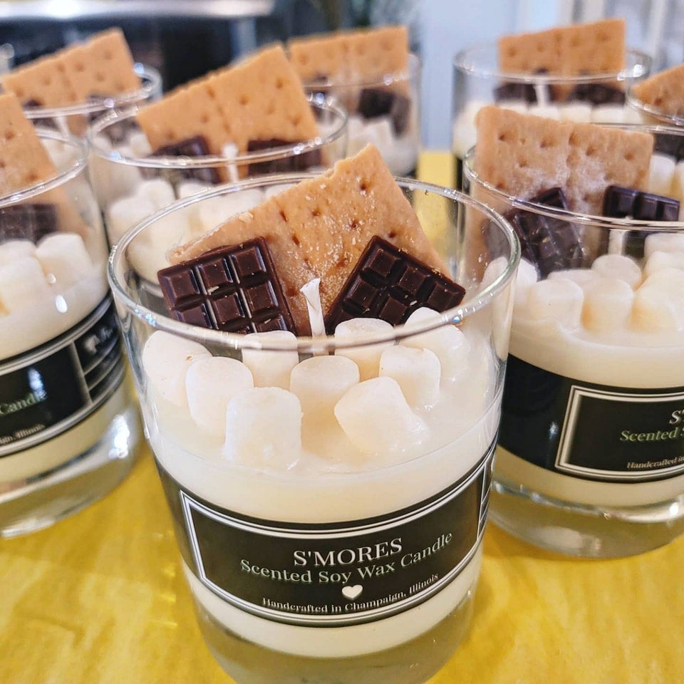 S'mores 8 oz. Tin Soy Wax Candle – Blossom Artisanal Products